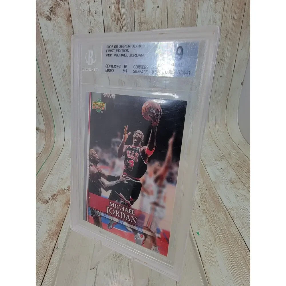 2007-08 Upper Deck Michael Jordan #191 Bulls Beckett 9